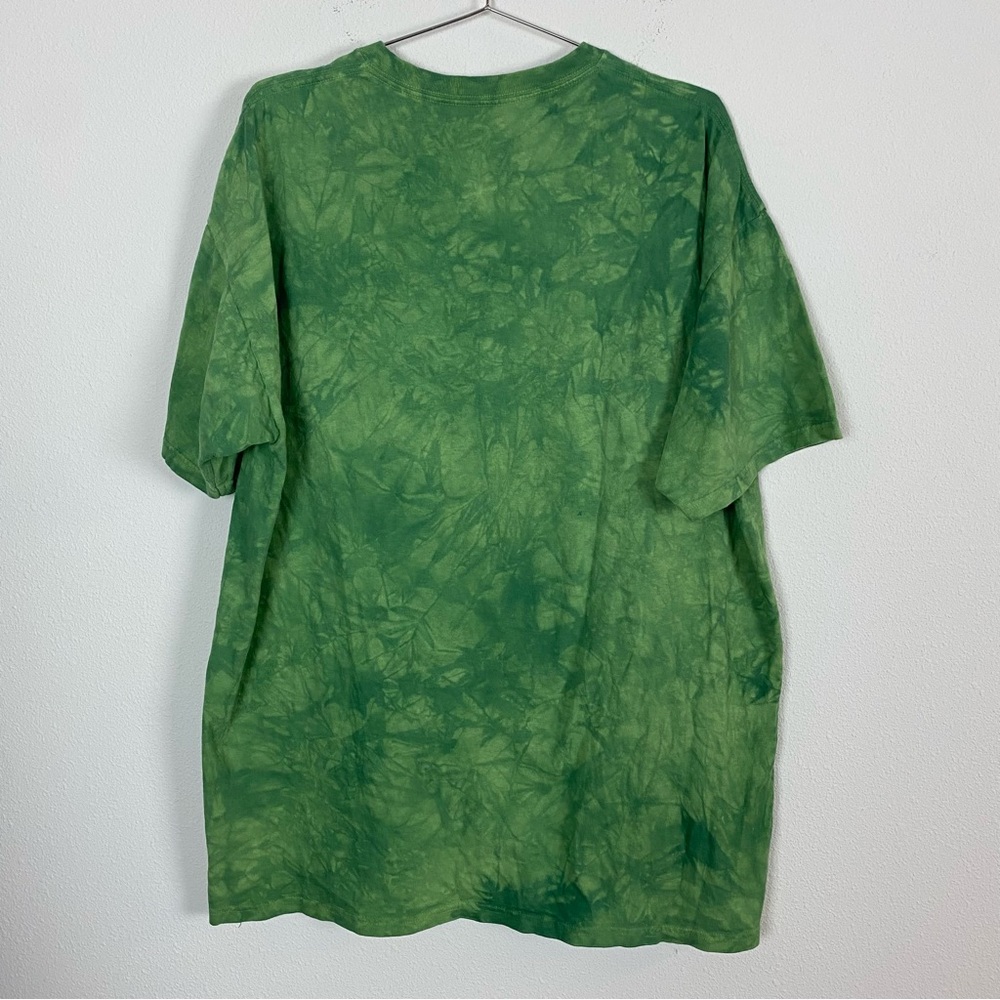 The Mountain 2014 Christmas Holiday White Tiger Tie Dye Graphic Tee - Picture 2 of 7